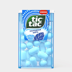 Драже «Tic Tac» Холодная Мята, 16 г Драже «Tic Tac» Холодная Мята, 16 г