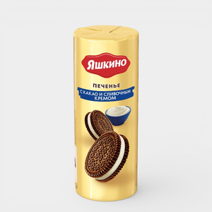 Печенье «Яшкино» с какао и сливочным кремом, 220 г