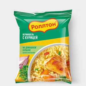 Вермишель «Роллтон» с курицей, 60 г