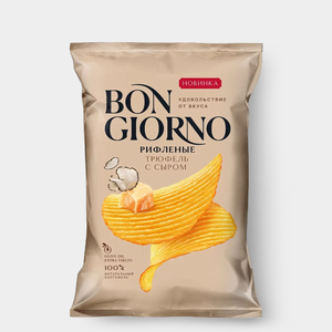 Чипсы «Bon Giorno» Трюфель с сыром, 80 г Чипсы «Bon Giorno» Трюфель с сыром, 80 г