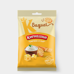 Сухарики «Кириешки Baguet» со вкусом сметаны и сыра, 45 г