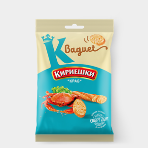 Сухарики «Кириешки Baguet» со вкусом краба, 50 г
