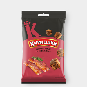 Сухарики «Кириешки» со вкусом бекона, 100 г Сухарики «Кириешки» со вкусом бекона, 100 г