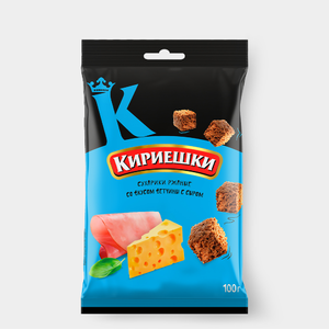 Сухарики «Кириешки» со вкусом ветчины и сыра, 100 г