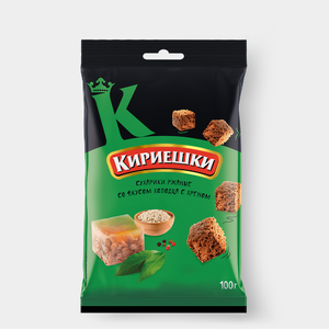 Сухарики «Кириешки» со вкусом холодца с хреном, 100 г