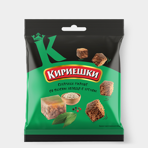 Сухарики «Кириешки» со вкусом холодца с хреном, 40 г