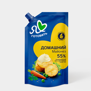 Майонез «Я люблю готовить» Домашний, 600 мл Майонез «Я люблю готовить» Домашний, 600 мл