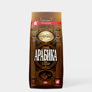 Кофе молотый «Московская кофейня на паяхъ» Арабика, 250 г