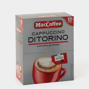 Напиток кофейный «MacCoffee» Cappuccino di torino, 5 шт, 127,5 г Напиток кофейный «MacCoffee» Cappuccino di torino, 5 шт, 127,5 г