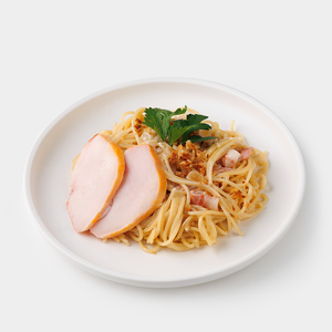 Спагетти с курицей и беконом, 220 г