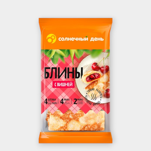 Блинчики «Солнечный день» с вишней, 360 г Блинчики «Солнечный день» с вишней, 360 г
