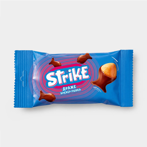 Драже крекер «Strike» «рыбка» в молочной глазури, 40 г Драже крекер «Strike» «рыбка» в молочной глазури, 40 г