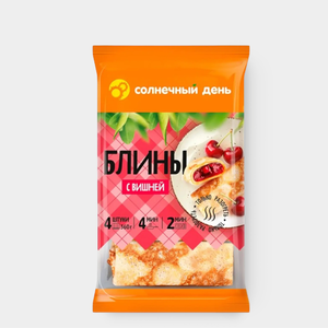 Блинчики «Солнечный день» с вишней, 360 г Блинчики «Солнечный день» с вишней, 360 г