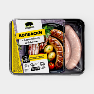 Колбаски «Боровково» с картофелем и беконом, 400 г
