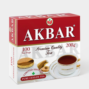 Чай черный «Akbar» Лимитед Эдишн, 100 пакетиков Чай черный «Akbar» Лимитед Эдишн, 100 пакетиков