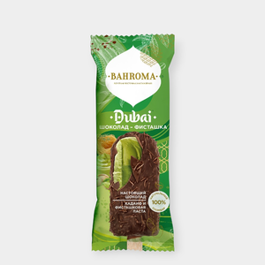 Пломбир «Bahroma» шоколад-фисташка, 90 г