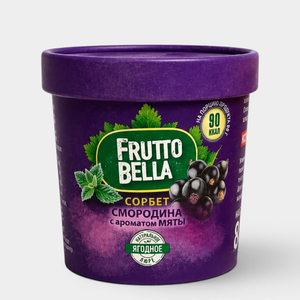 Сорбет «FruttoBella» мята-смородина, 80 г Сорбет «FruttoBella» мята-смородина, 80 г