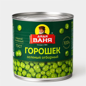 Зеленый горошек «Дядя Ваня», 400 г