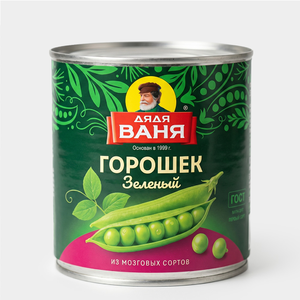 Зеленый горошек «Дядя Ваня», 400 г