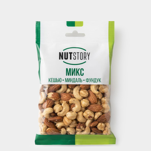 Кешью, миндаль, фундук «NutStory», 34 г Кешью, миндаль, фундук «NutStory», 34 г