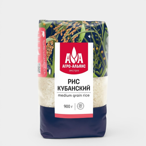 Рис «Агро-Альянс» Кубанский, 900 г