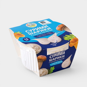 Сурими-шарики «Меридиан» с мягким сыром и грибами, 100 г