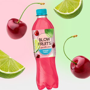 Напиток газированный «Blow Fruits» Вишня-Лайм, 550 мл Напиток газированный «Blow Fruits» Вишня-Лайм, 550 мл