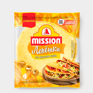 Лепешки «Mission» со вкусом сыра, 166 г Лепешки «Mission» со вкусом сыра, 166 г