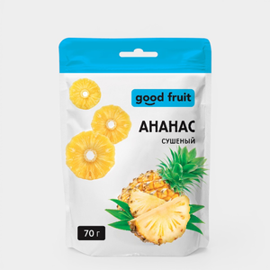 Ананас сушеный «Good fruit», 70 г
