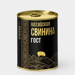 Свинина тушеная «Сила Алтайская», 340 г Свинина тушеная «Сила Алтайская», 340 г