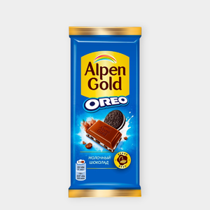Шоколад молочный «Alpen Gold» Oreo, 85 г Шоколад молочный «Alpen Gold» Oreo, 85 г