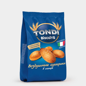 Воздушные сухарики «Tondi» в сахаре, 94 г