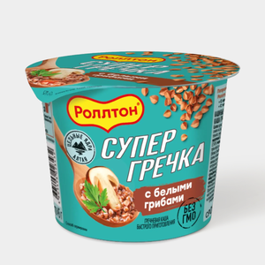 Каша «Роллтон» Супер гречка с белыми грибами, 45 г Каша «Роллтон» Супер гречка с белыми грибами, 45 г