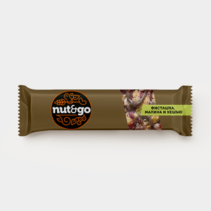 Батончик «Nut&Go» с фисташкой, малиной и кешью, 28 г Батончик «Nut&Go» с фисташкой, малиной и кешью, 28 г