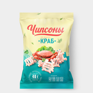 Чипсы «Чипсоны» со вкусом краба, 40 г Чипсы «Чипсоны» со вкусом краба, 40 г