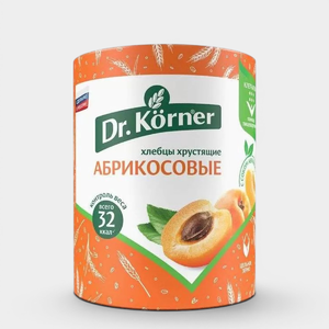 Хлебцы «Dr Korner» Злаковый коктейль Абрикосовый, 90 г