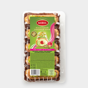 Эклеры «Mirel» Фисташка-малина, 235 г Эклеры «Mirel» Фисташка-малина, 235 г