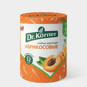 Хлебцы «Dr Korner» Злаковый коктейль Абрикосовый, 90 г Хлебцы «Dr Korner» Злаковый коктейль Абрикосовый, 90 г