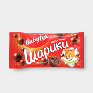 Драже «Babyfox» шоколадно-карамельные шарики, 38 г Драже «Babyfox» шоколадно-карамельные шарики, 38 г