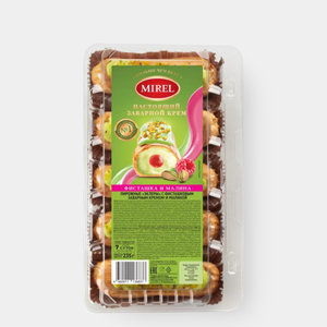Эклеры «Mirel» Фисташка-малина, 235 г