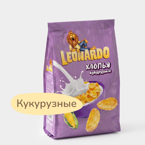 Хлопья кукурузные «Leonardo», 250 г Хлопья кукурузные «Leonardo», 250 г