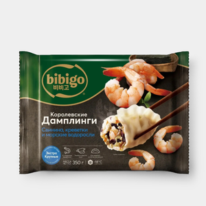 Дамплинги «Bibigo» с креветками и морскими водорослями, 350 г Дамплинги «Bibigo» с креветками и морскими водорослями, 350 г