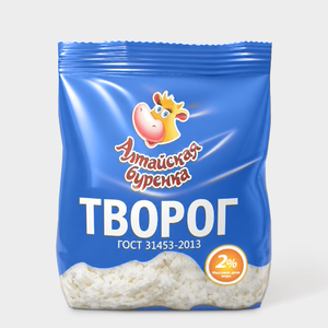 Творог 2% «Алтайская Буренка», 450 г Творог 2% «Алтайская Буренка», 450 г