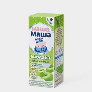 Биолакт 2.8% «Наша Маша» детский, яблоко, 200 г Биолакт 2.8% «Наша Маша» детский, яблоко, 200 г