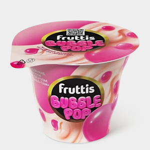 Йогурт 4.4% «Fruttis» со вкусом бабл-гам и желейными шариками, 180 г Йогурт 4.4% «Fruttis» со вкусом бабл-гам и желейными шариками, 180 г