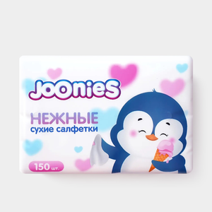 Салфетки «JOONIES» сухие, 150шт Салфетки «JOONIES» сухие, 150шт