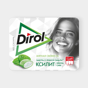 Жевательная резинка «DIROL X-Fresh» Мятная свежесть, 16 г Жевательная резинка «DIROL X-Fresh» Мятная свежесть, 16 г