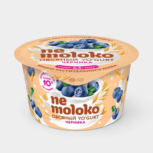 Йогурт овсяный «NeMoloko» Черника, 130 г Йогурт овсяный «NeMoloko» Черника, 130 г