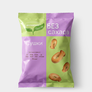 Сушки «Долматово» горчичные, без сахара, 170 г
