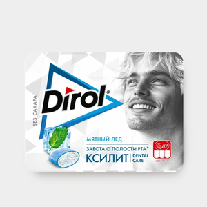Жевательная резинка «DIROL X-Fresh» Мятный лёд, 16 г Жевательная резинка «DIROL X-Fresh» Мятный лёд, 16 г